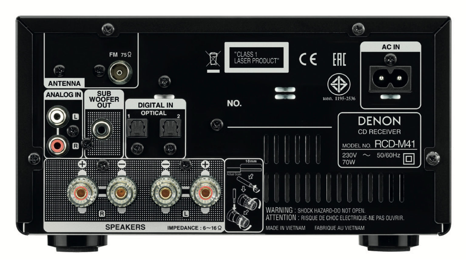 DENON RCD-M41 2023年製 Denon RCD-M41DAB – Hi-Fi Stereo